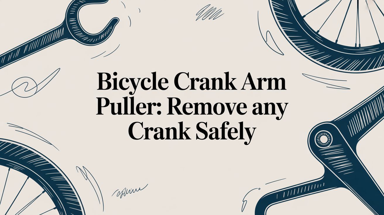 Bicycle Crank Arm Puller: Remove Any Crank Safely