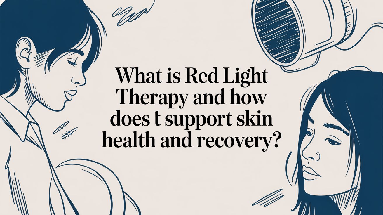 What is red light therapy and how does it support skin health and recovery? - MedEq Fitness