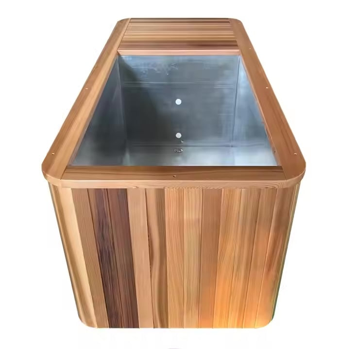Wood/Stainless Steel Plunge Pool