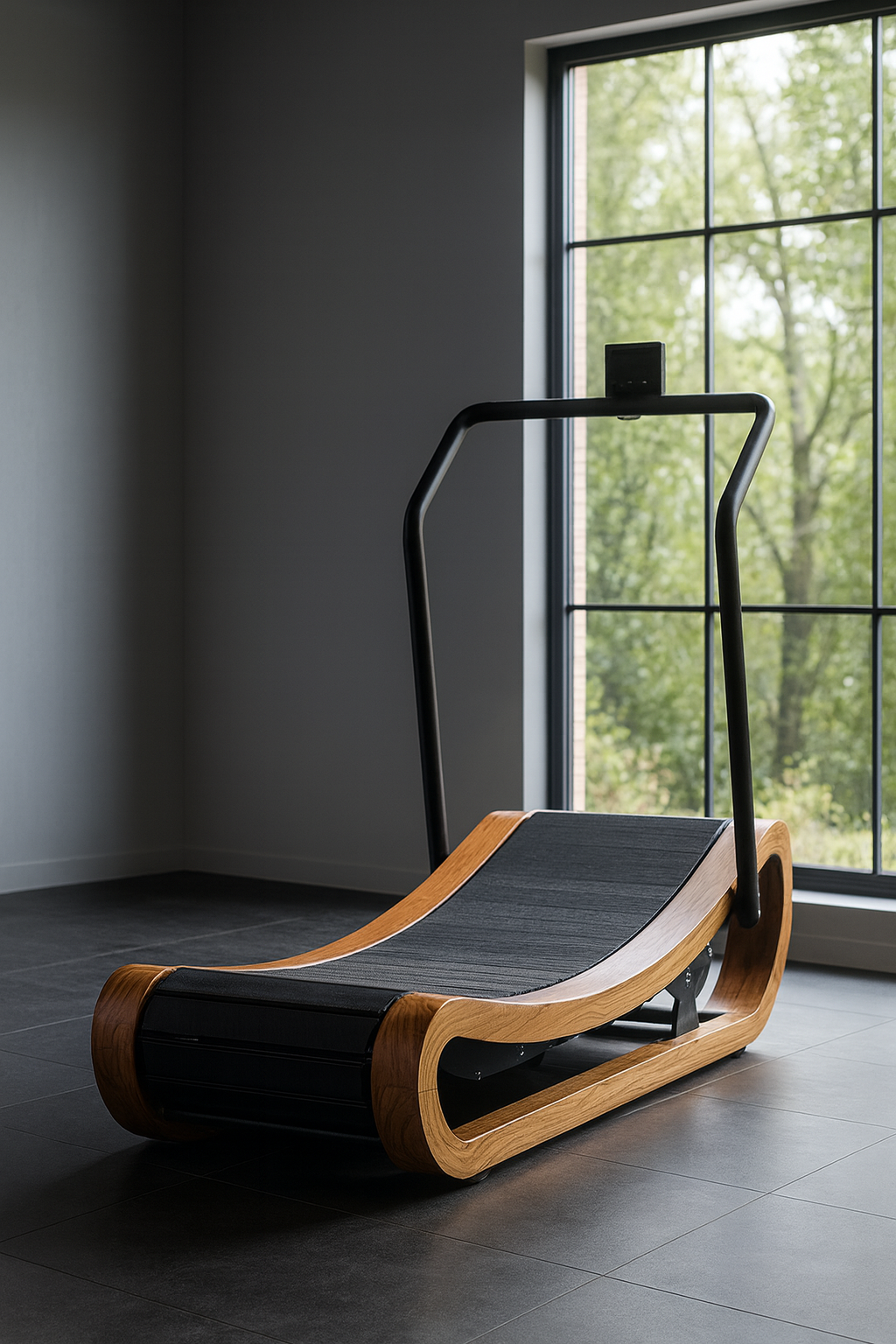 R2000 Solid Wood Curved Resistance Treadmill