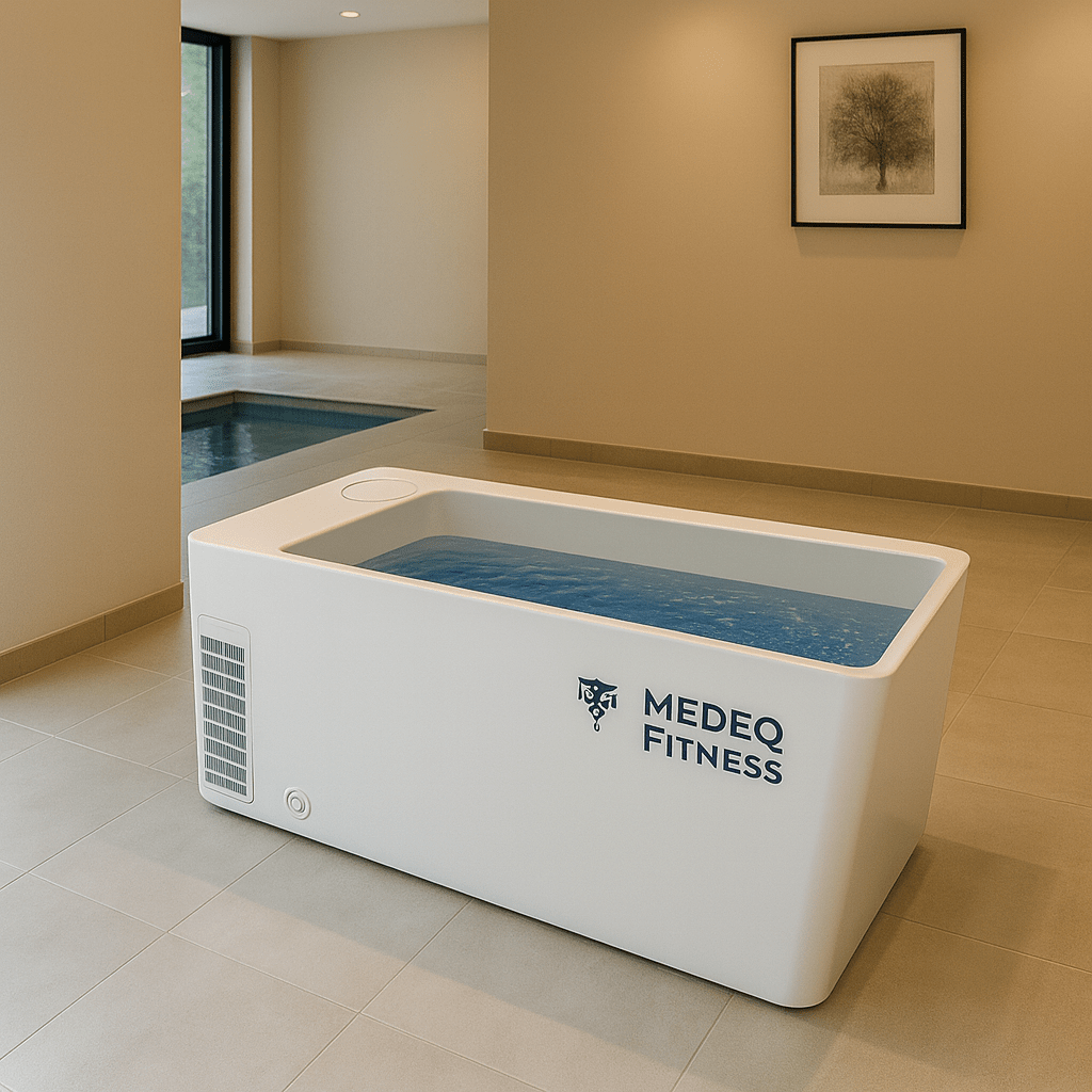 Acrylic Plunge Pool With Integrated Chiller/Heater with Massage - MedEq Fitness