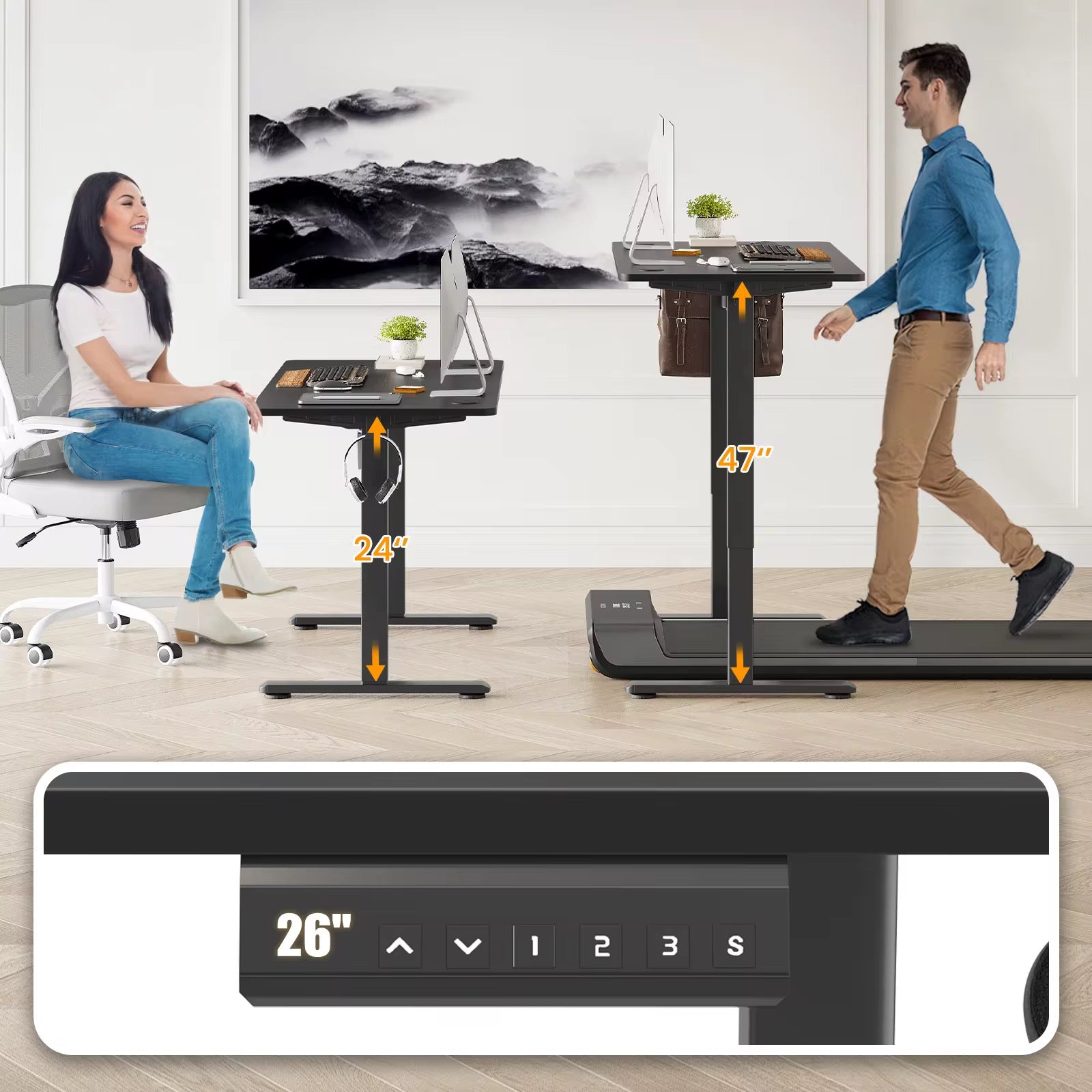 Automatic Adjustable Desk - MedEq Fitness