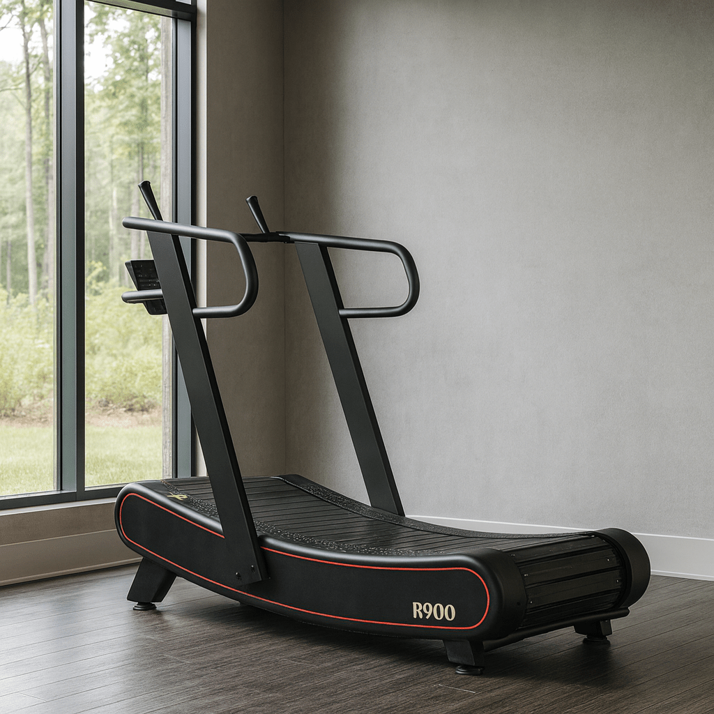 MedEq R900 Curved Manual Treadmill – Self - Powered Commercial Trainer - MedEq Fitness