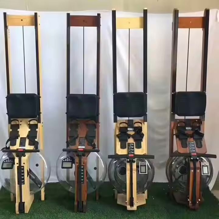 Professional Solid Wood Rowing Machine - MedEq Fitness