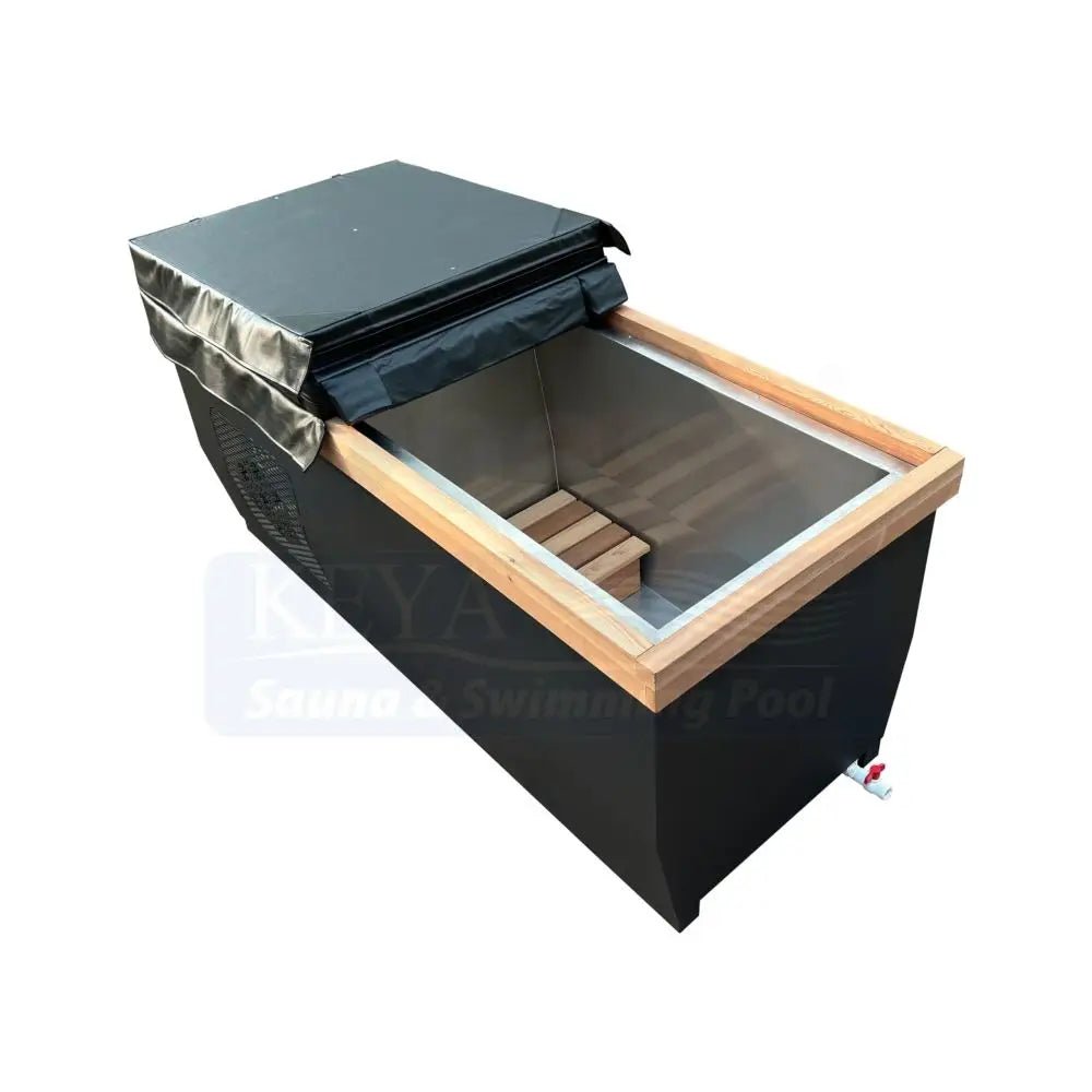 Stainless Steel Plunge Pool Ice Bath With Integrated Chiller - MedEq Fitness