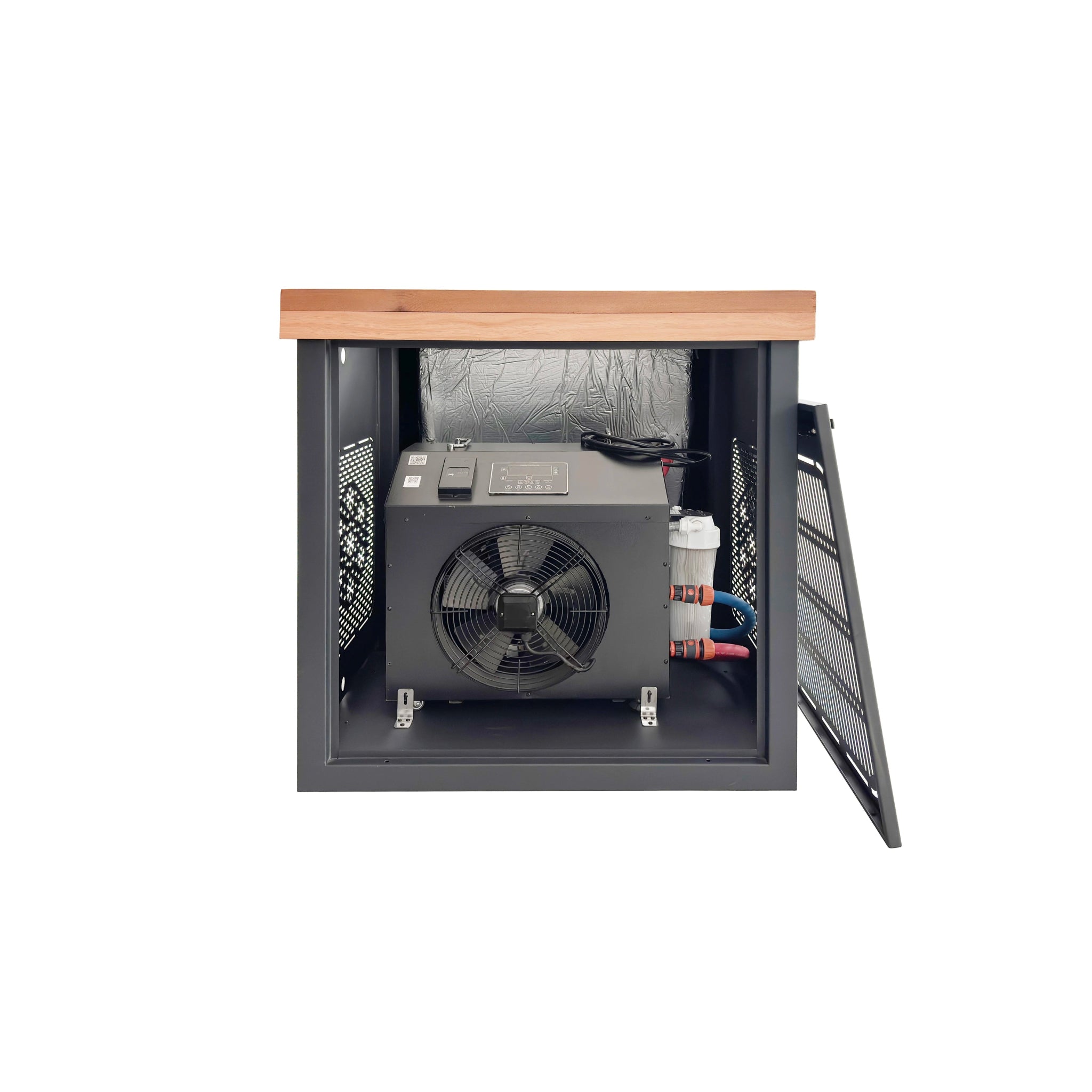 Stainless Steel Plunge Pool Ice Bath With Integrated Chiller - MedEq Fitness