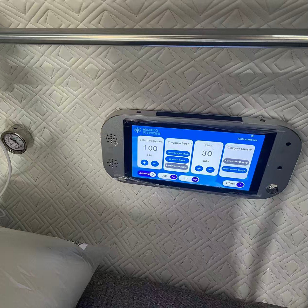 TimeCapsule Ultra Seated 2.0 ATM | Premium Hard - Shell Hyperbaric Chamber - MedEq Fitness