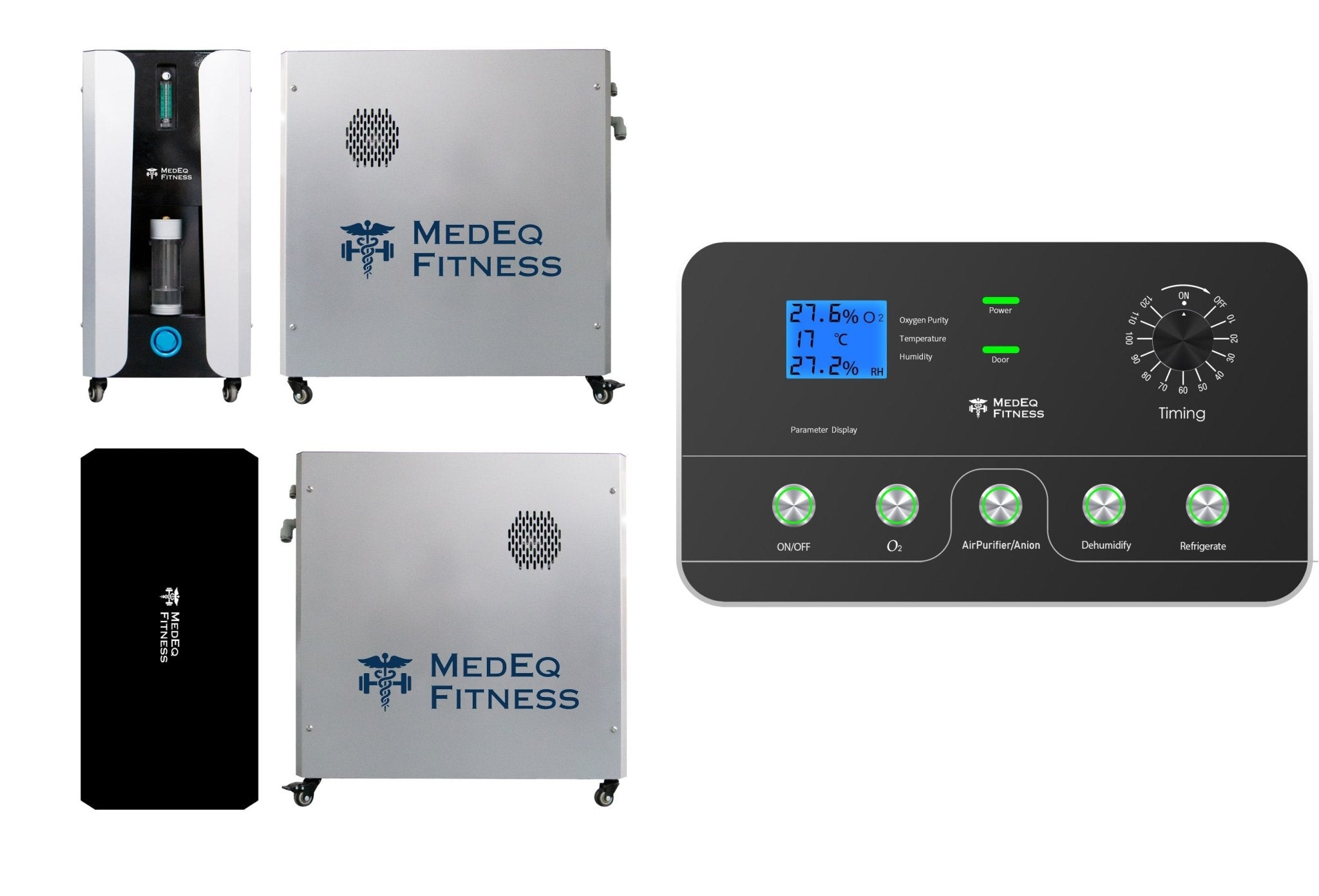 TimeCapsule Vision C900+ | 2.0 ATA Hard - Shell Hyperbaric Oxygen Chamber - MedEq Fitness