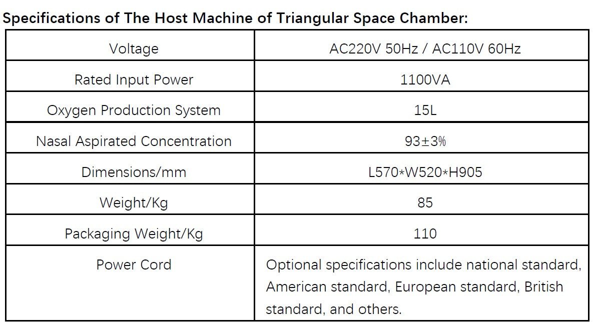 TimePod 2 | 2.0 ATA Triangular Hard - Shell Hyperbaric Chamber - MedEq Fitness
