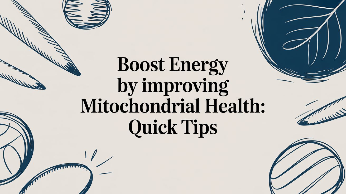 Boost Energy by Improving Mitochondrial Health: Your Ultimate Guide