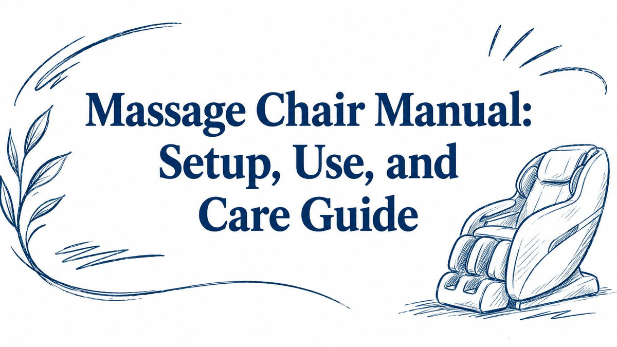 Massage Chair Manual: Setup, Use, and Care Guide