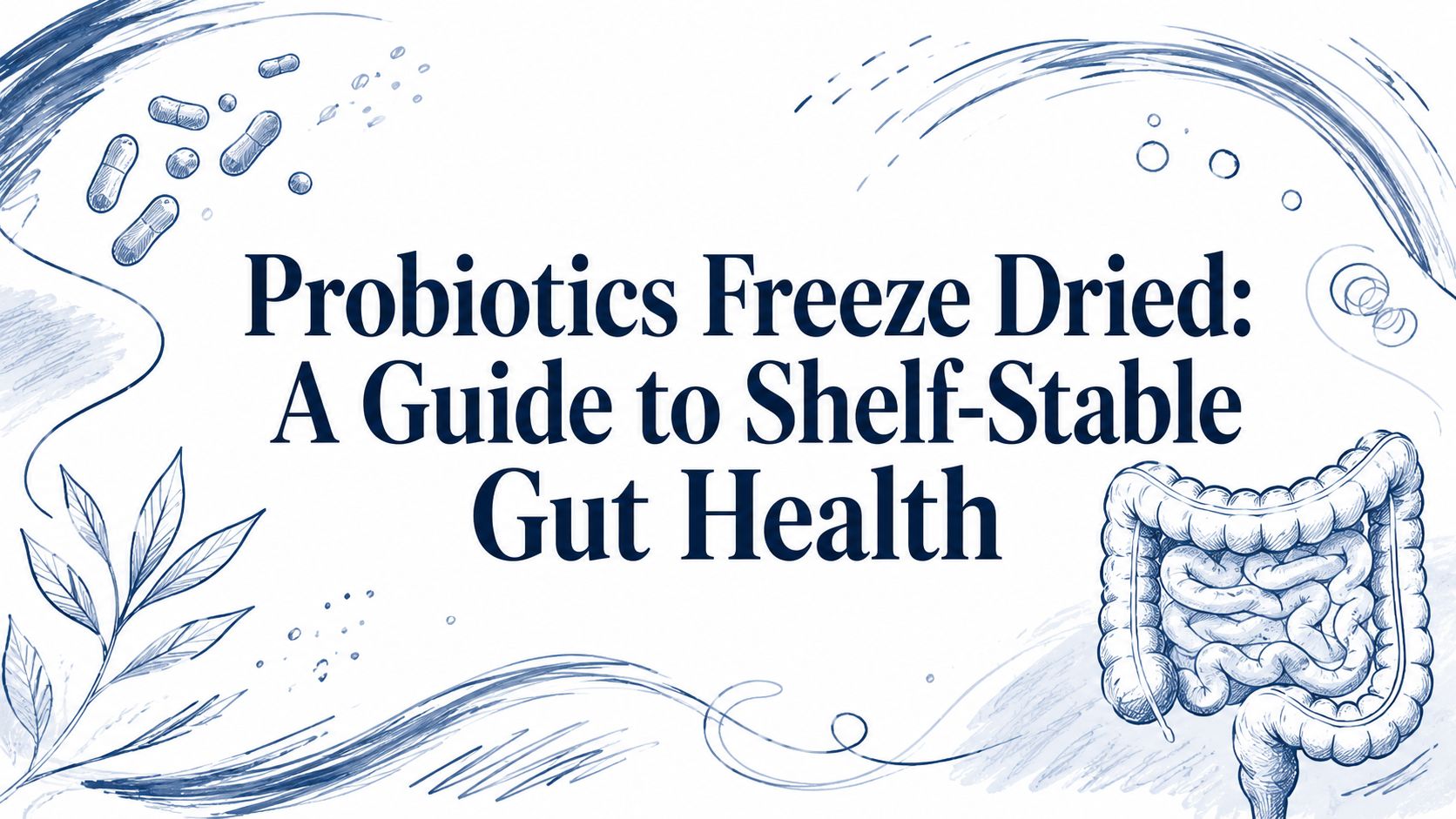 Probiotics Freeze Dried: A Guide to Shelf-Stable Gut Health