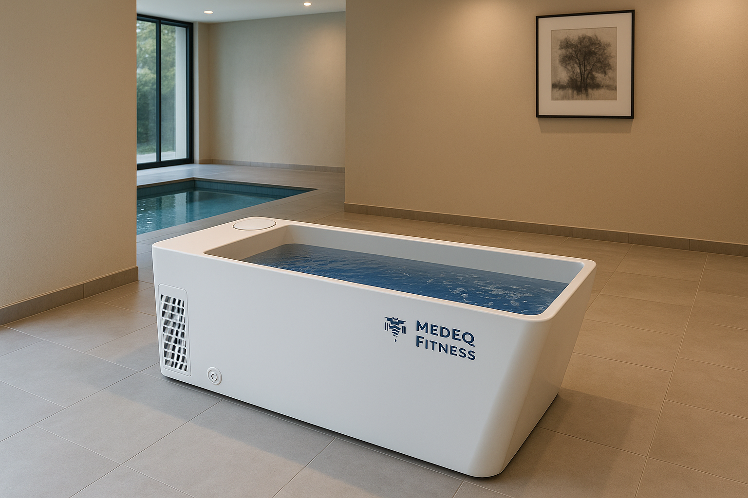 Acrylic Plunge Pool With Integrated Chiller/Heater with Massage