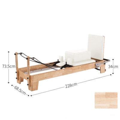 Classic Professional Solid Wood Pilates Reformer - MedEq Fitness