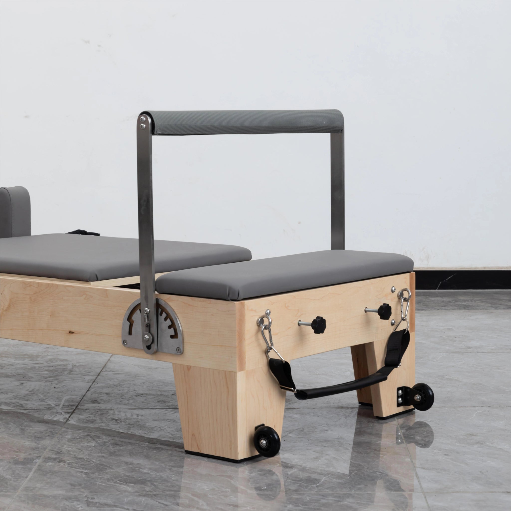 Classic Professional Solid Wood Pilates Reformer - MedEq Fitness