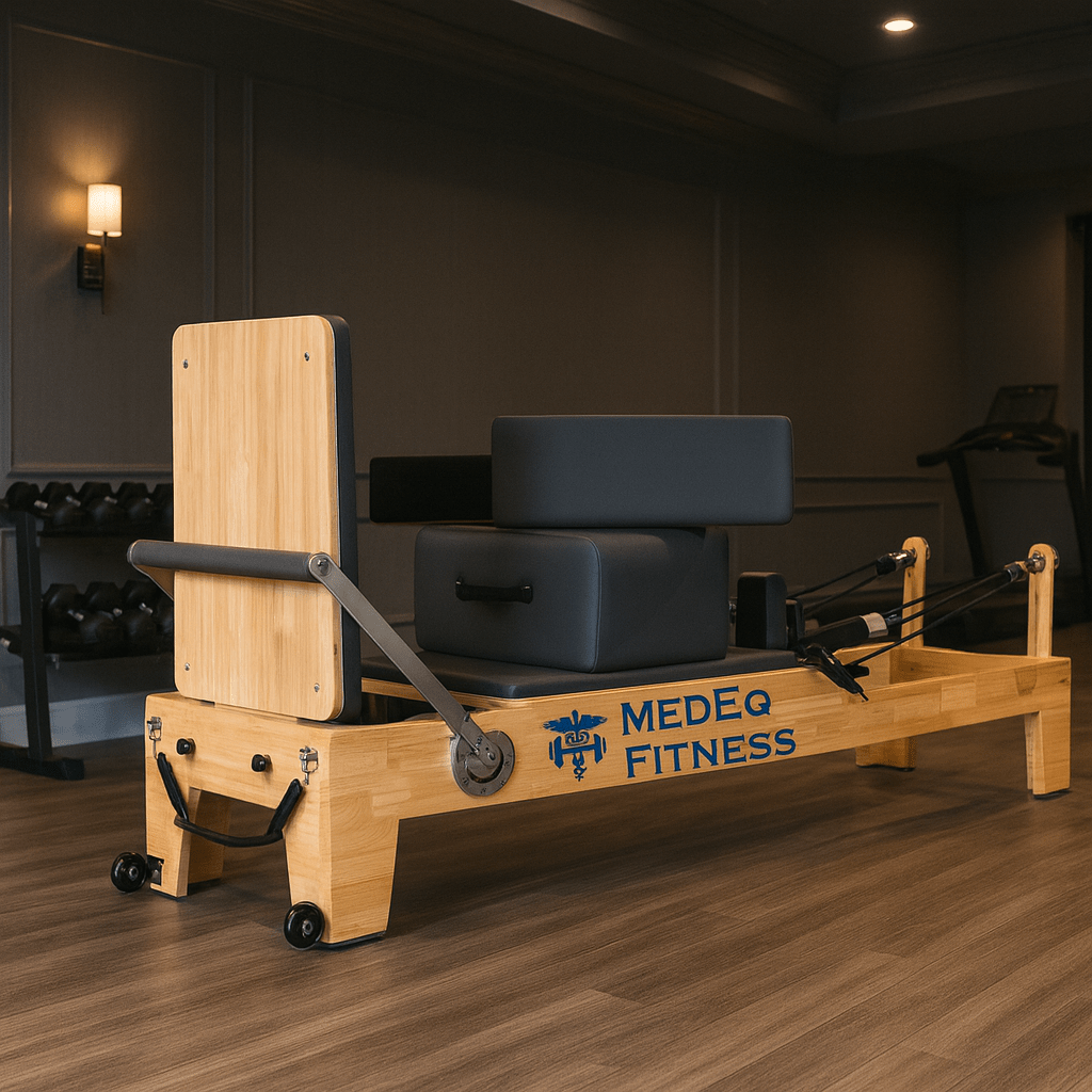 Classic Professional Solid Wood Pilates Reformer - MedEq Fitness