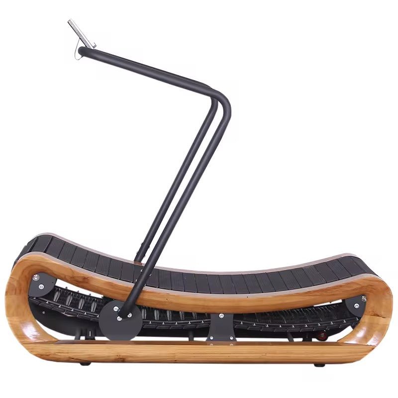 R2000 Handcrafted Solid Wood Curved Resistance Treadmill From The Studio Collection Exclusive Edition - MedEq Fitness