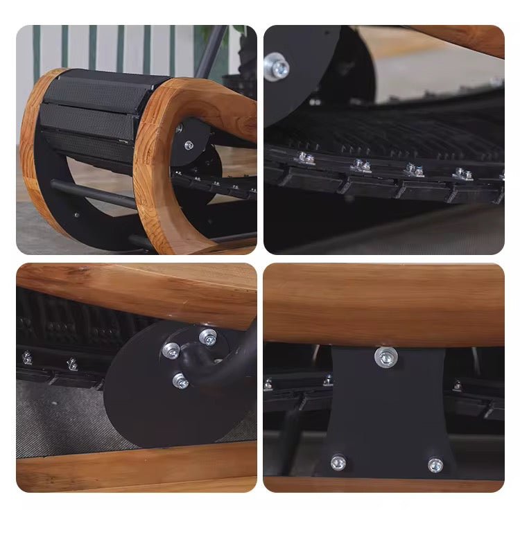 R2000 Handcrafted Solid Wood Curved Resistance Treadmill From The Studio Collection Exclusive Edition - MedEq Fitness