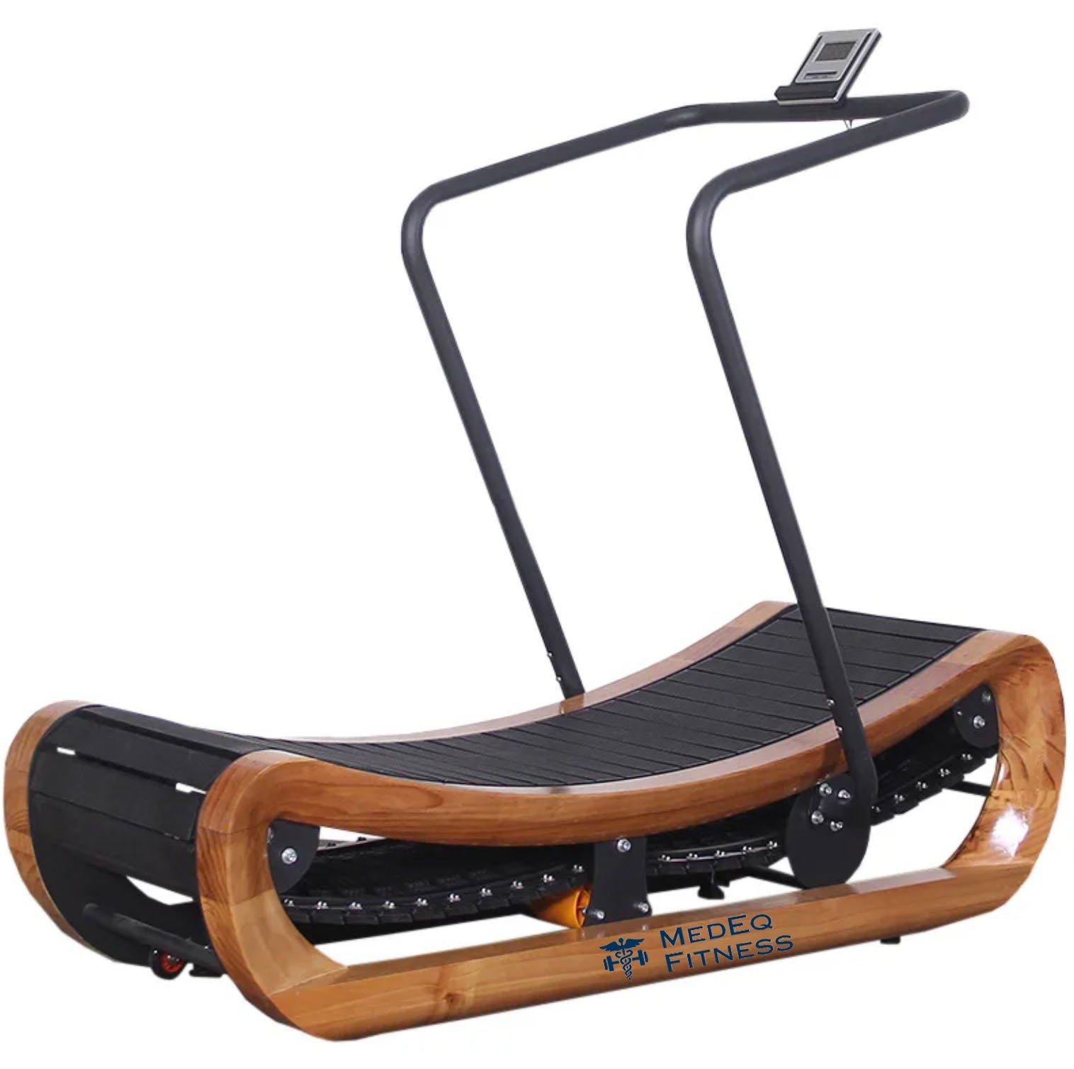 R2000 Handcrafted Solid Wood Curved Resistance Treadmill From The Studio Collection Exclusive Edition - MedEq Fitness